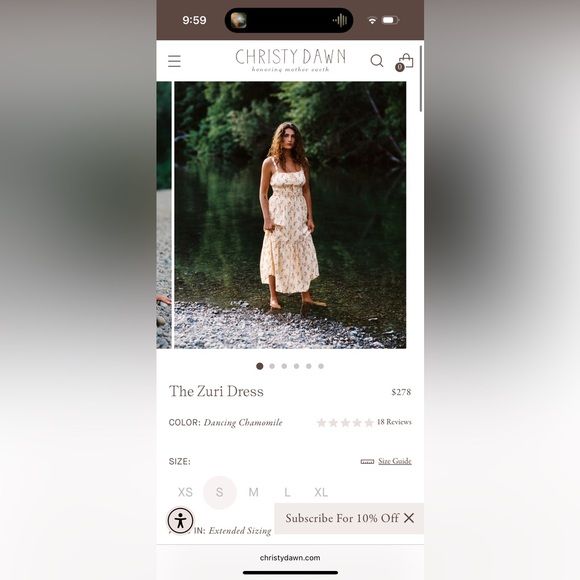 Christy Daw Zuri Dress - Small - Picture 2 of 9